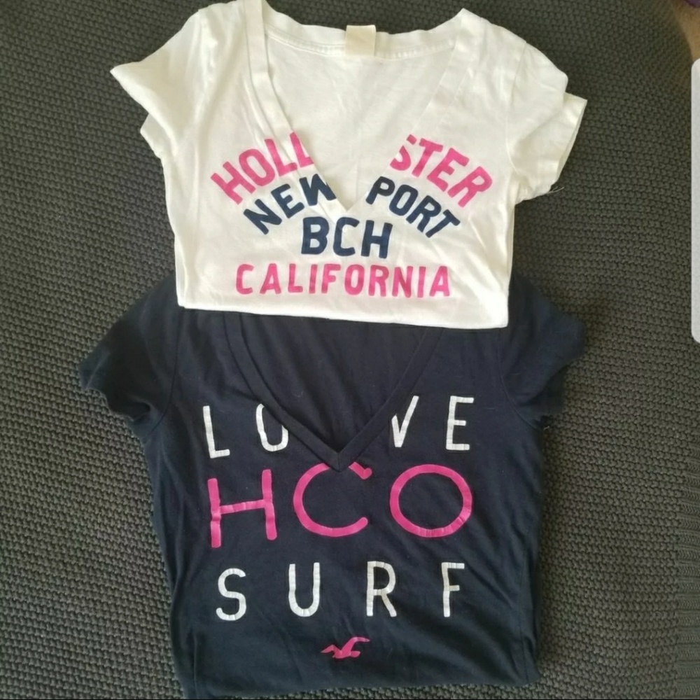 Hollister V-neck Tshirts.
